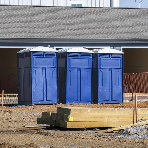 it is possible to rent a work site porta potty with heating or air conditioning